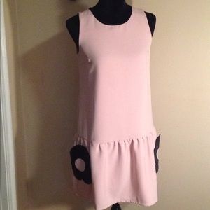 Victoria Beckham Pink Daisy Pocket  Dress